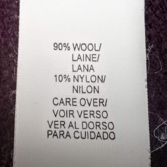 Vintage Anne Klein Purple Wool Open Jacket - Picture 5 of 6